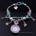 Оптовые браслеты Sweet Romance Hearts и Effeil Tower Charm Браслет FH-73